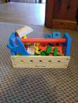 Wooden tool box
