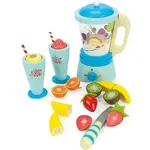 Fruit and smooth wooden blender set