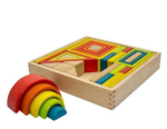 Wooden Rainbow Shapes 