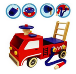 Ride Wooden Fire Engine