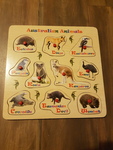 Australian Animal Peg Puzzle 