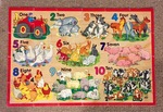 Farm Numbers Floor Puzzle