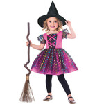 Pink Star Witch Dress (Size 1-3)