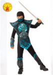 Blue dragon ninja costume (size 3-4 yrs)