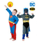 batman to superman reversible (size 4-6 yrs)