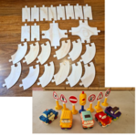 Wooden Roads, Cars and Signs 