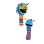 Sockettes Glove Puppets - Blue