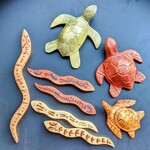 Hand Carved Snakes & Turtles