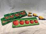 Snail, Apple & Butterfly Growing Puzzle