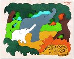 Asian Animals Layer Puzzle