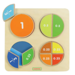 Fraction Puzzle Board