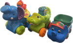 Musical Elephant, Press and Go Crocodile and Elephant truck 