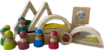Wooden Peg Dolls and Sensory Blocks 