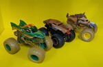 Trio of Monster Trucks