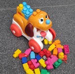 Mega Blocks Pull Along Pup 