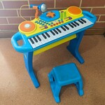 Blue Keyboard Stand