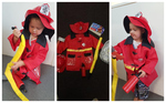 Fireman Costume (Size 3 - 7)