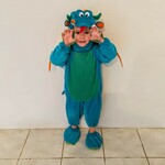 Blue Dragon Costume (Size 3 - 5)