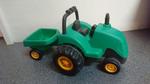 Green Tractor and trailer 