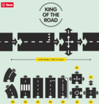 Waytoplay King of the Road Set & Cars