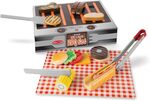 Wooden Grill & Serve BBQ Set