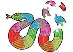 Aboriginal Snake Table Puzzle