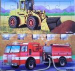 Tuzzles Fire Truck and Bulldozer