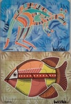 Tuzzle Aboriginal Kangaroo and Fish
