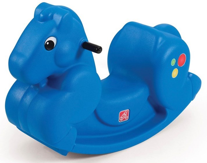 APL353: Step 2 blue rocking horse