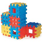 Large Coloured Waffle Blocks