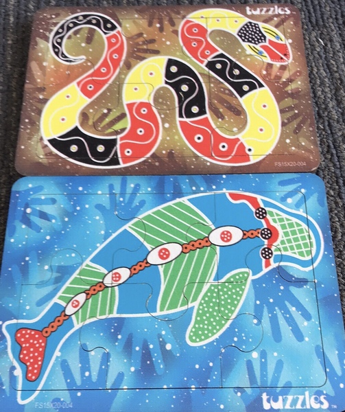 JIG171: Tuzzles Aboriginal Snake and Dugong
