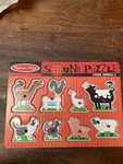 Farm animals sound puzzle