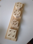 Wooden numbers & shapes puzzle