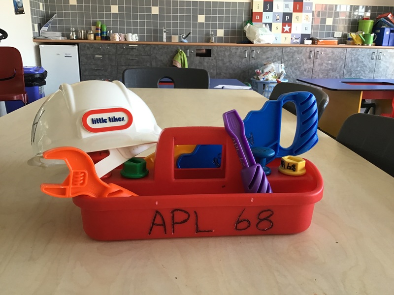 APL68: Tool box and hat