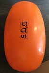 Orange Oval gym ball