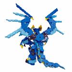 LaQ - Fire Station and Blue Dragon