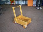 Wooden trolley