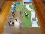 Large Farm Board with Schleich Animals