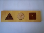 Natural Wood Shape Inset Board