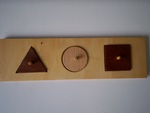 Natural Wood Shape Inset Board