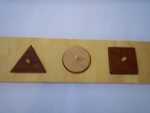 Natural Wood Shape Inset Board