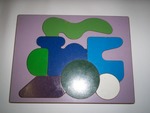 Wooden Train puzzle