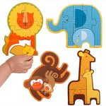 Safari Babies - 4 Puzzles
