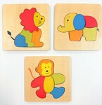Monkey, Elephant and Lion Puzzles