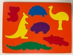 Australian Animals Inset Board