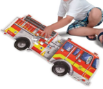 Giant Fire Truck Floor Puzzle