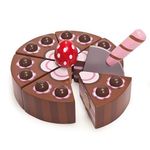Wooden Chocolate Cake
