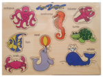 Sea Animals Inset Board