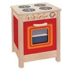 Red Wooden Stove