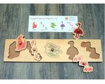 Kangaroo & Emu Peg Puzzle